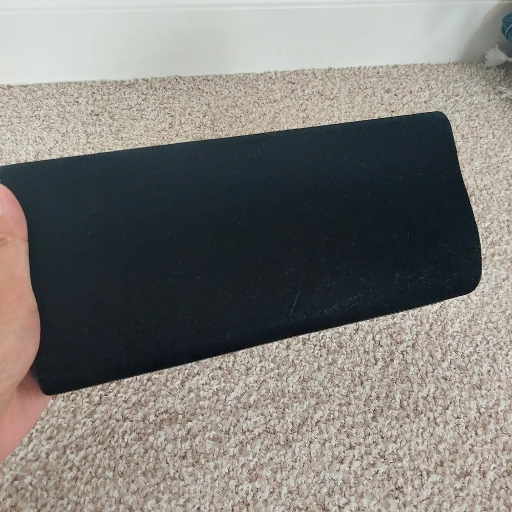 VICTORIA'S SECRET Vintage Black‎ Velvet Clutch